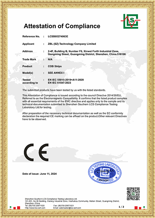 LED Strip Light - LCSB05274063E-CE-EMC